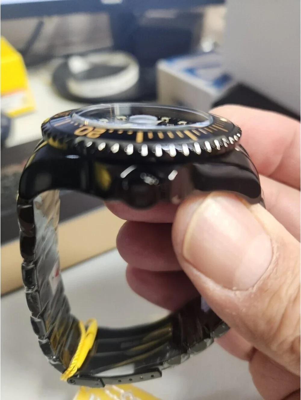 Invicta JT Automatic Black Tone Case Black Metal Dial Black Band, 47mm (51311)